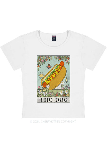 The Hot Dog Y2K Baby Tee Cherrykitten