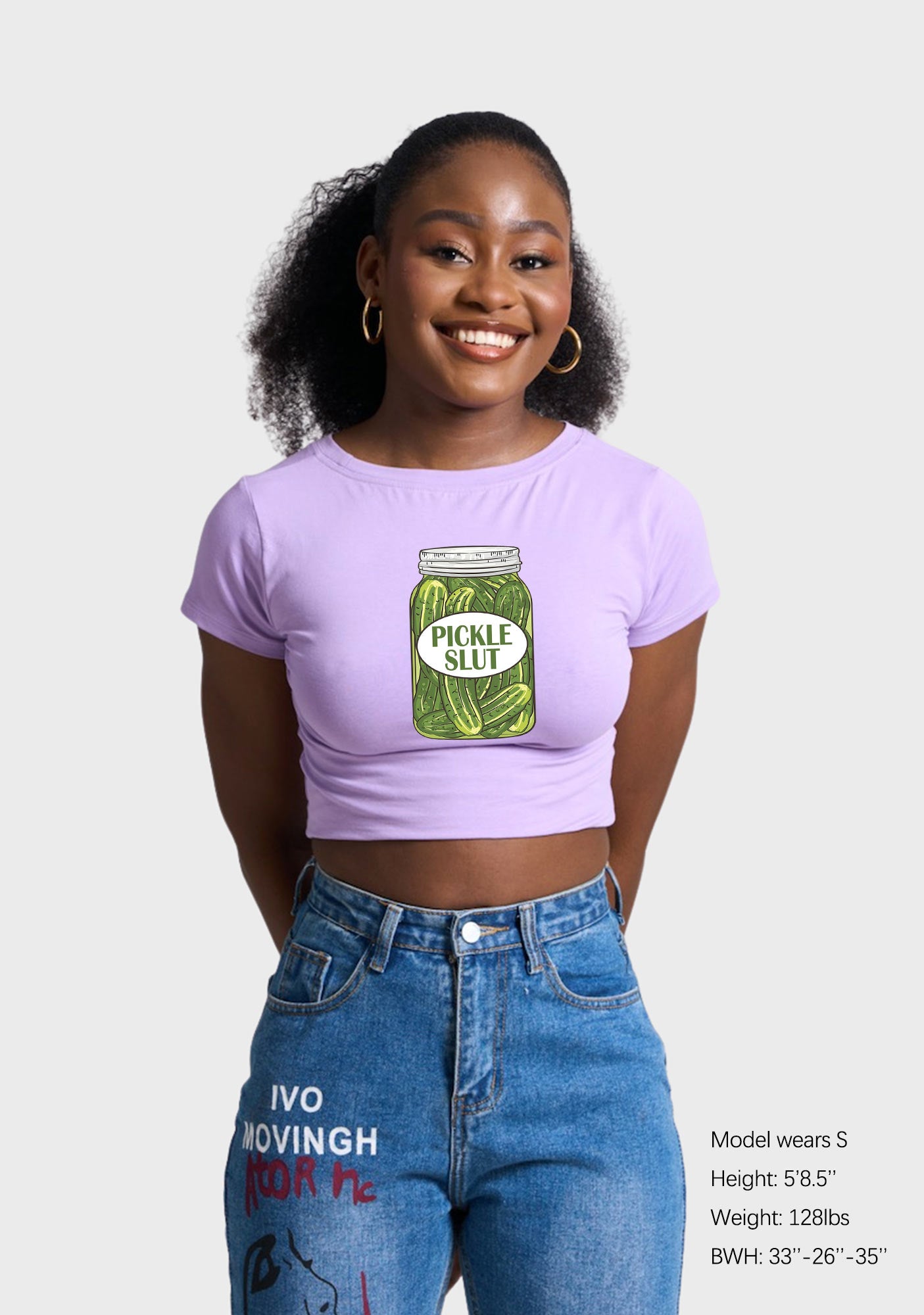 Cherrykitten Pickle Slxt Baby Tee for Y2K Sale