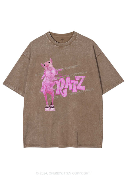 High Ratz Y2K Washed Tee Cherrykitten