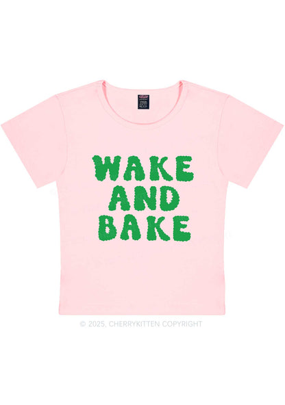 Wake And Bake Y2K Baby Tee Cherrykitten