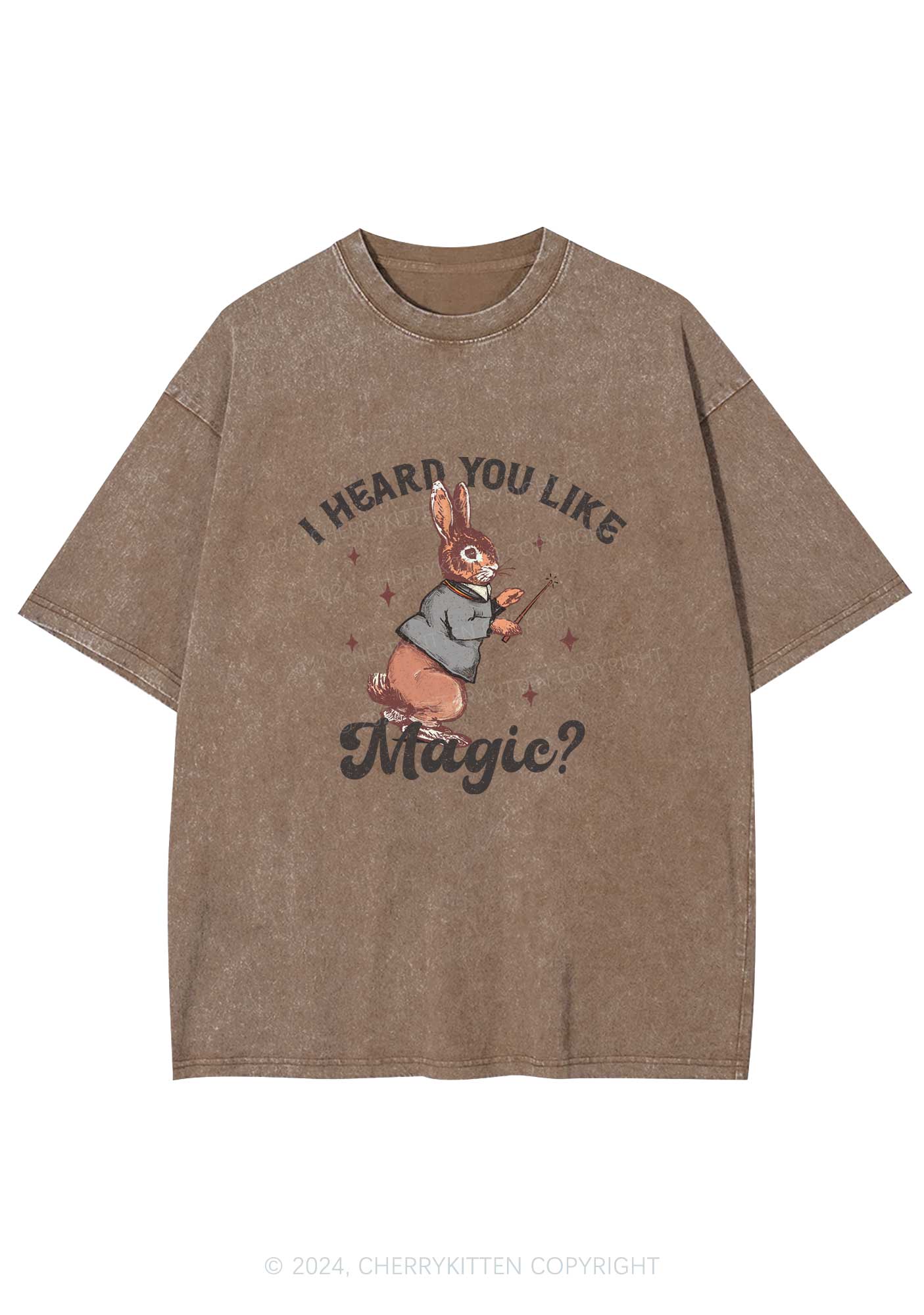 I Heard You Like Magic Y2K Washed Tee Cherrykitten