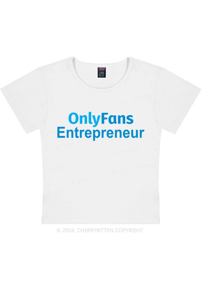 Only Fans Entrepreneur Y2K Baby Tee Cherrykitten