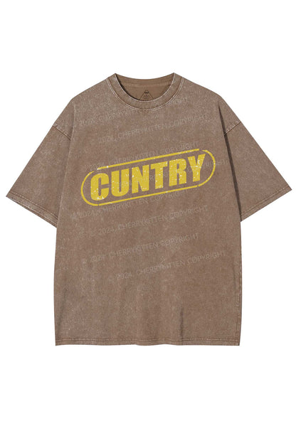 Cuntry Y2K Washed Tee Cherrykitten