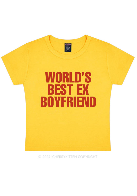 Best Ex Boyfriend Y2K Baby Tee Cherrykitten