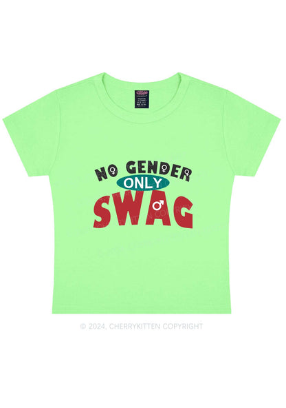 No Gender Only Swag Y2K Baby Tee Cherrykitten