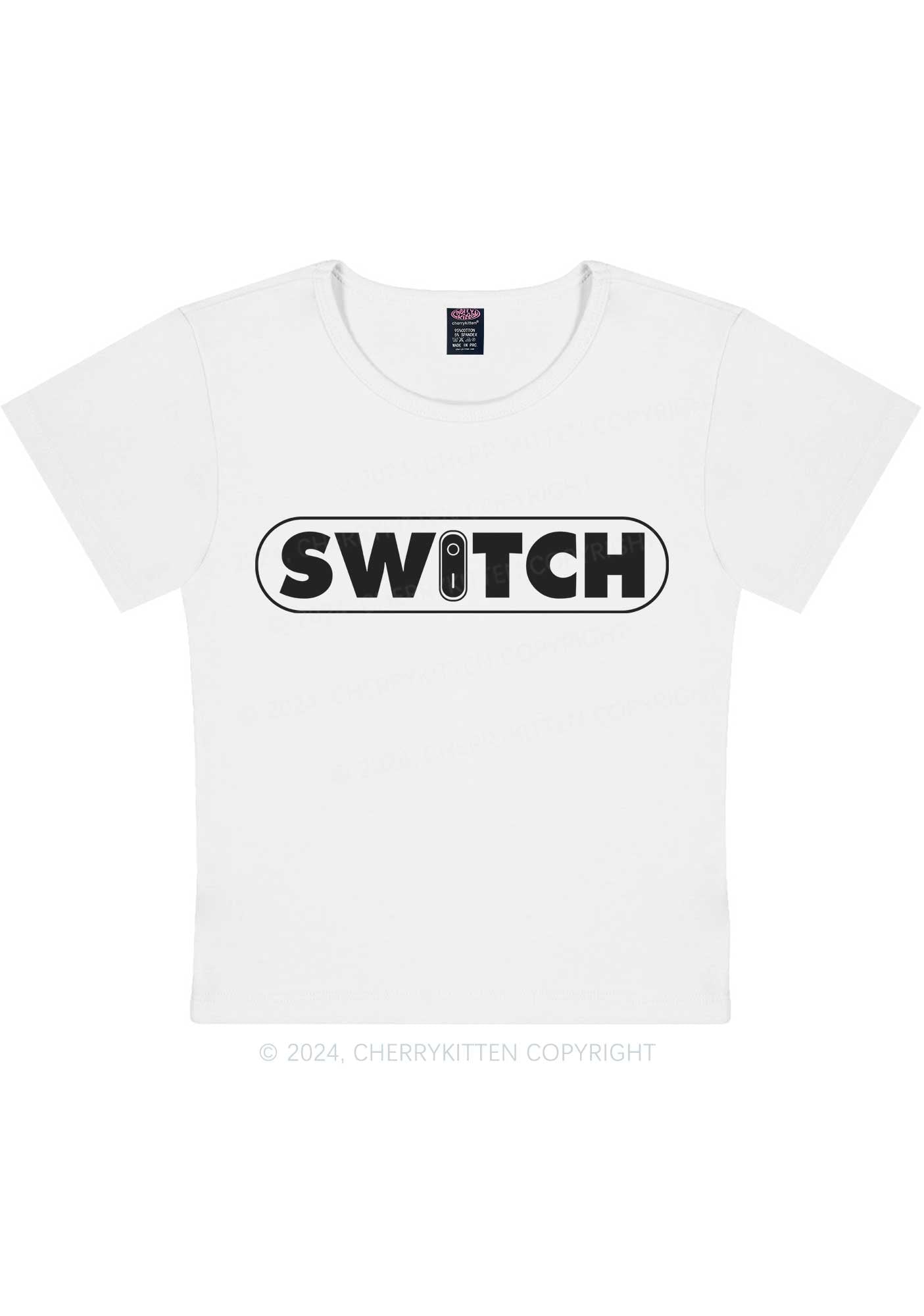 Switch Y2K Baby Tee Cherrykitten