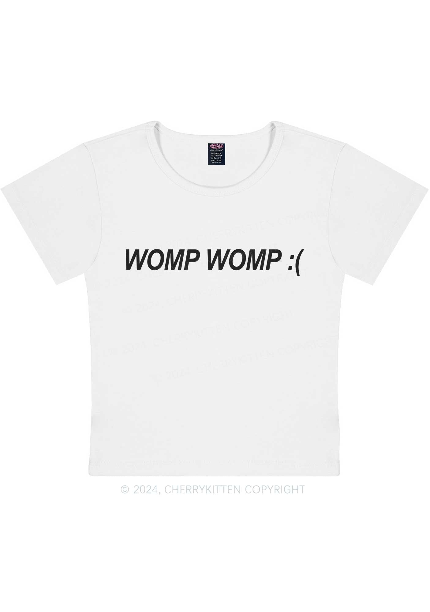 Womp Womp Y2K Baby Tee Cherrykitten