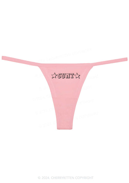 Star Count Y2K Flat String Thong Cherrykitten