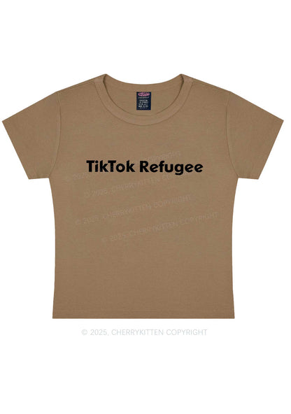 TT Refugee Y2K Baby Tee Cherrykitten