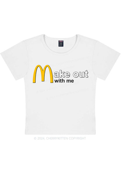 Make Out With Me Y2K Baby Tee Cherrykitten