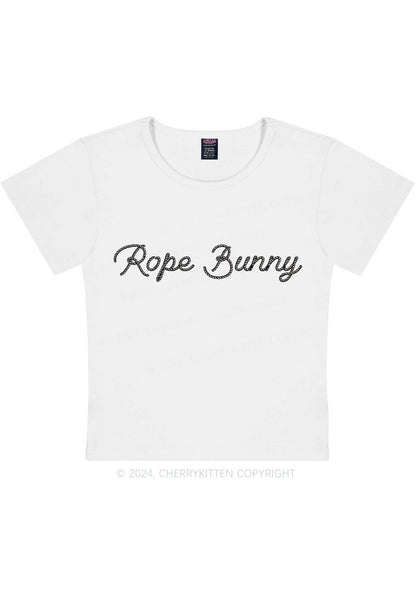 Rope Bunny Y2K Baby Tee Cherrykitten