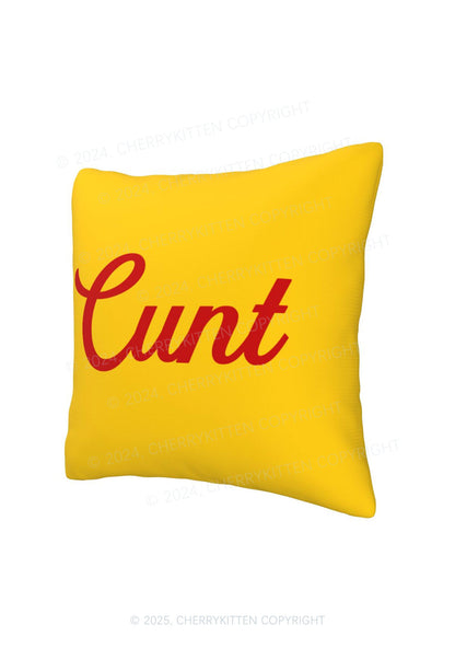 Cxxt Y2K Throw Pillow Cover Cherrykitten