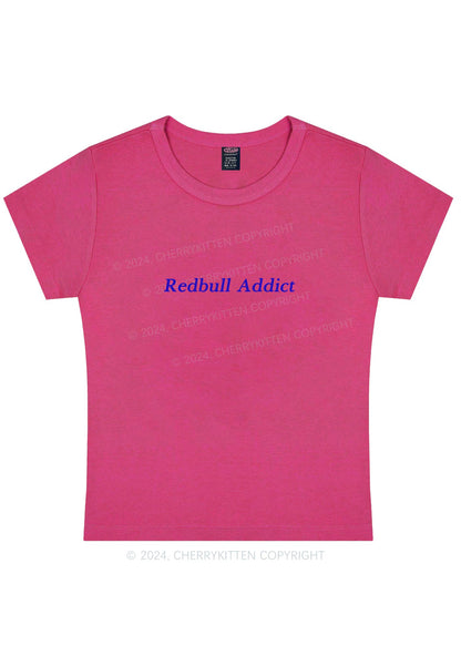 Redbull Addict Y2K Baby Tee Cherrykitten