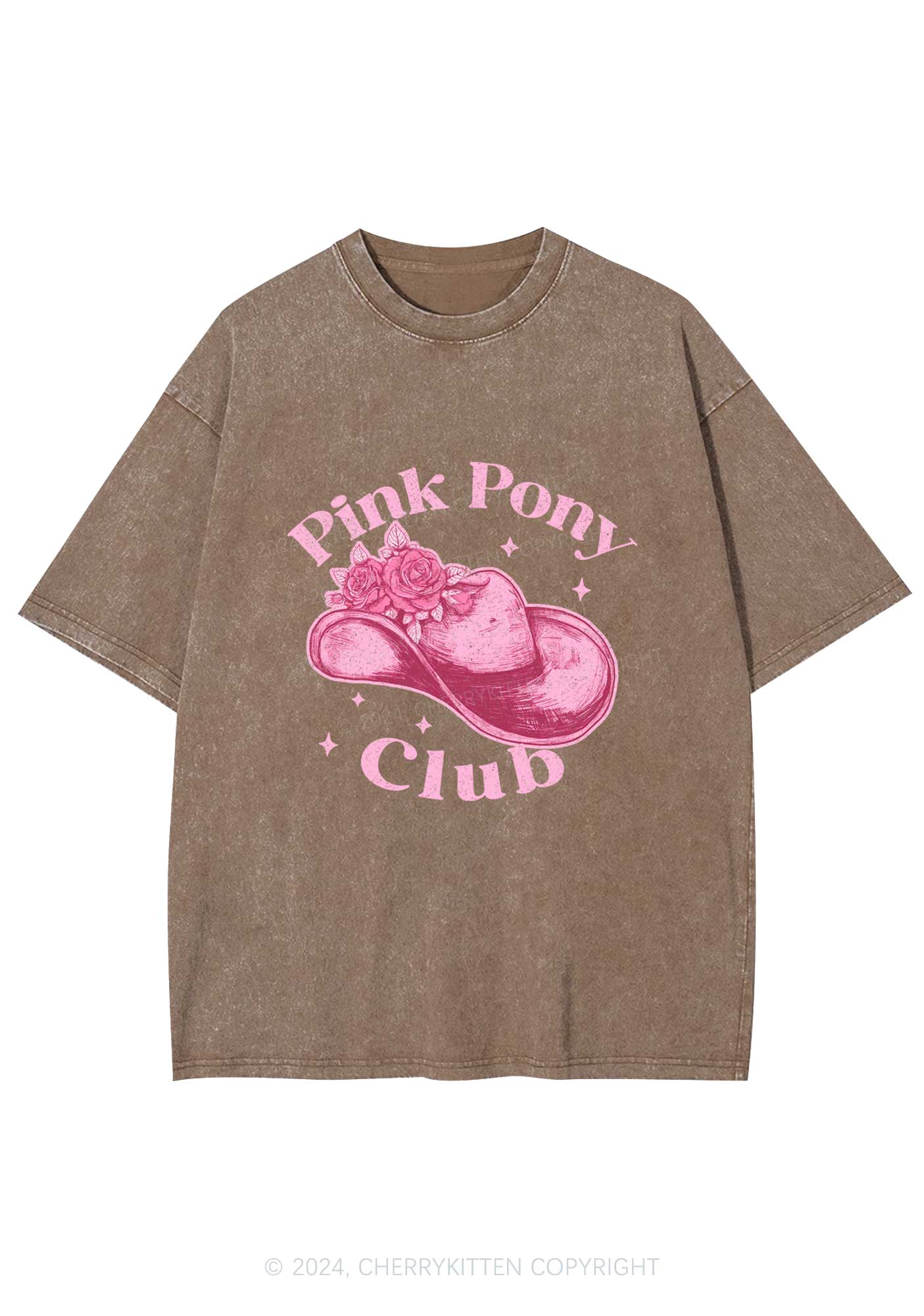 Pink Pony Club Y2K Washed Tee Cherrykitten