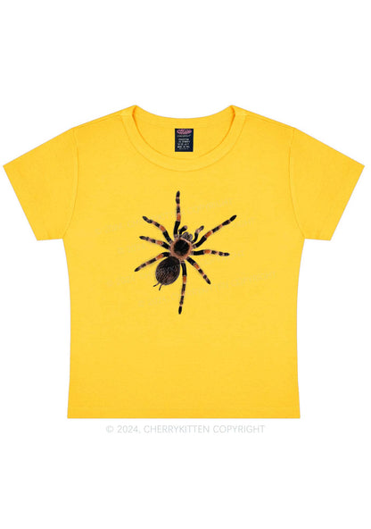 Mexican Red Knee Tarantula Y2K Baby Tee Cherrykitten