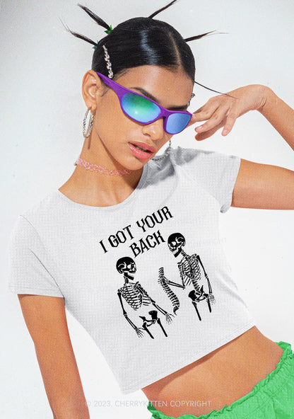 I Got Your Back Halloween Baby Tee Cherrykitten