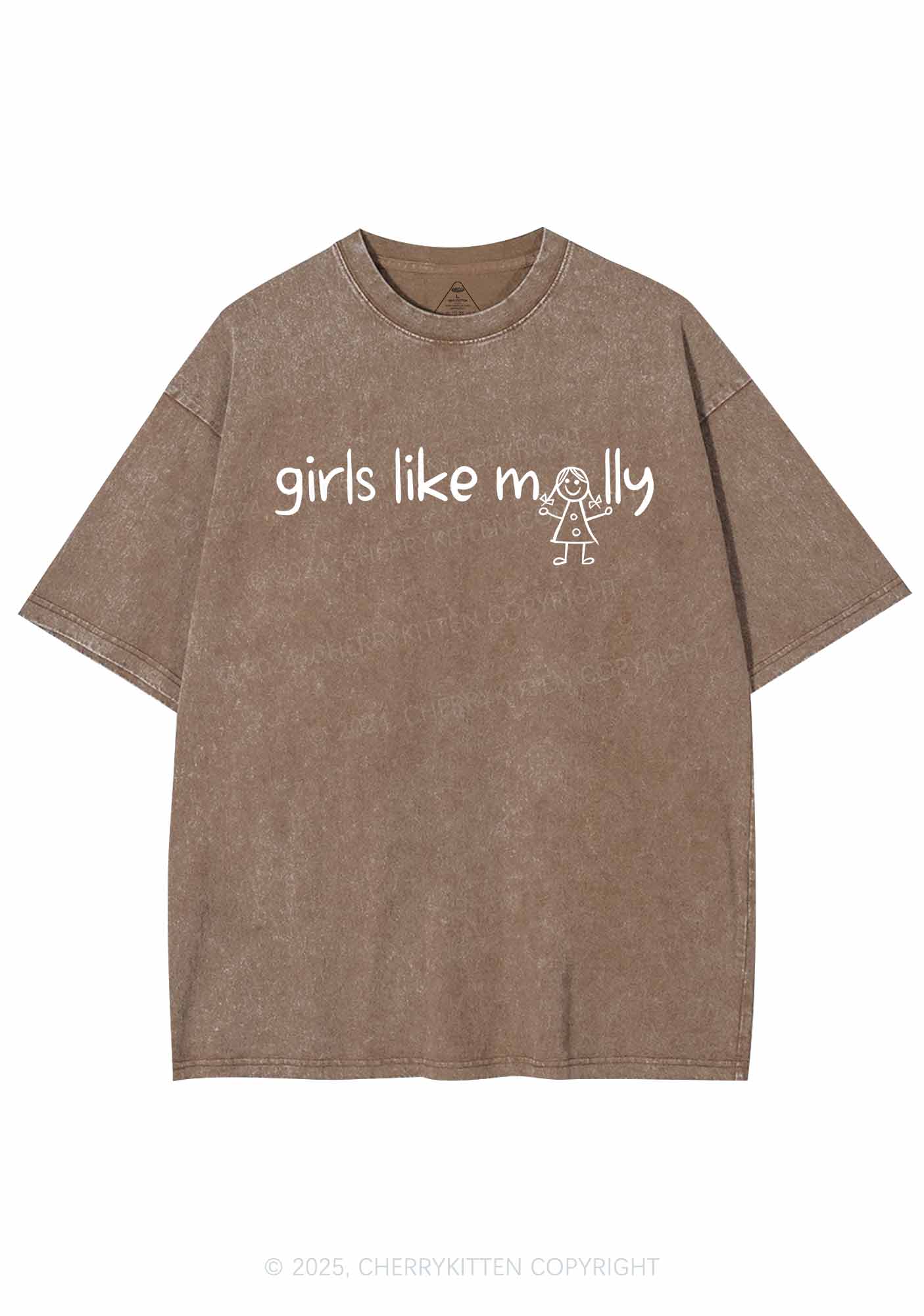 Girls Like Molly Y2K Washed Tee Cherrykitten