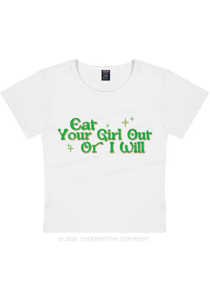 I Will Eat Your Girl Y2K Baby Tee Cherrykitten