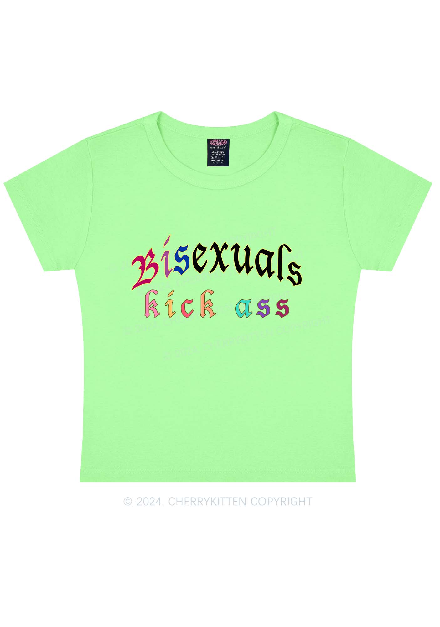 Bisexuals Kick Axx Y2K Baby Tee Cherrykitten