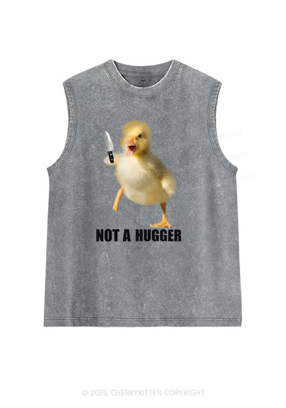 Not A Hugger Y2K Washed Tank Cherrykitten