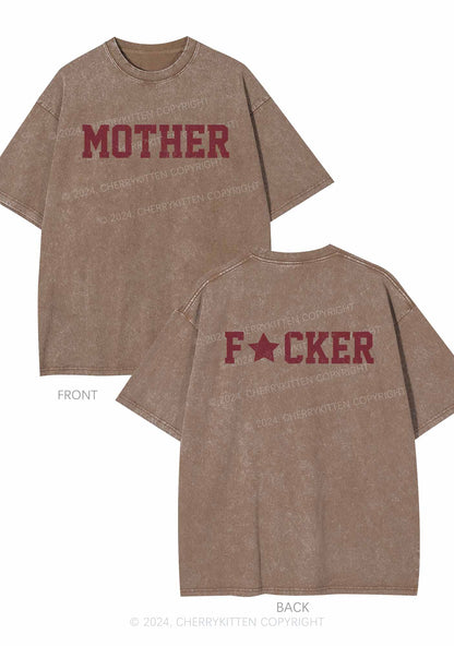 Motherfxcker Two Sides Y2K Washed Tee Cherrykitten