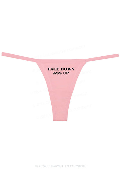 Face Down Y2K Flat String Thong Cherrykitten