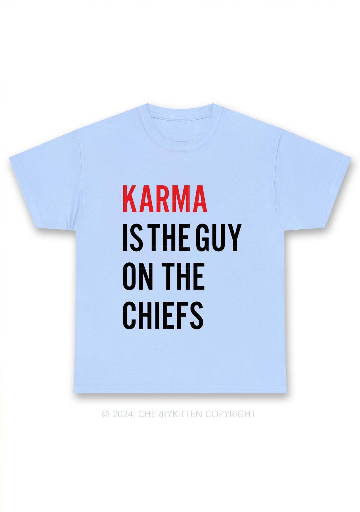 Karma On The Chiefs Y2K Chunky Shirt Cherrykitten