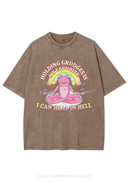 Holding Grudges Y2K Washed Tee Cherrykitten