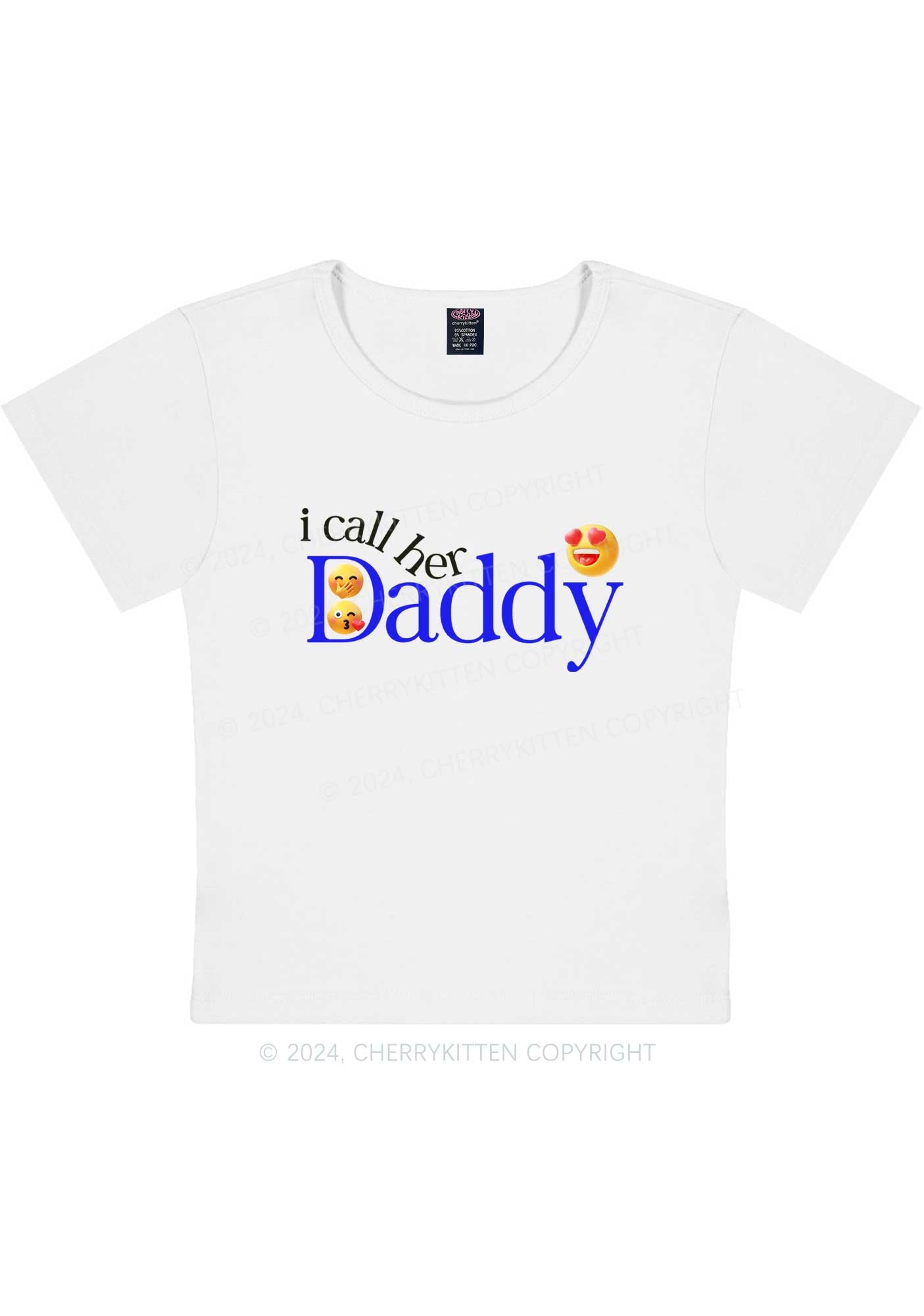 Call Her Daddy Y2K Baby Tee Cherrykitten