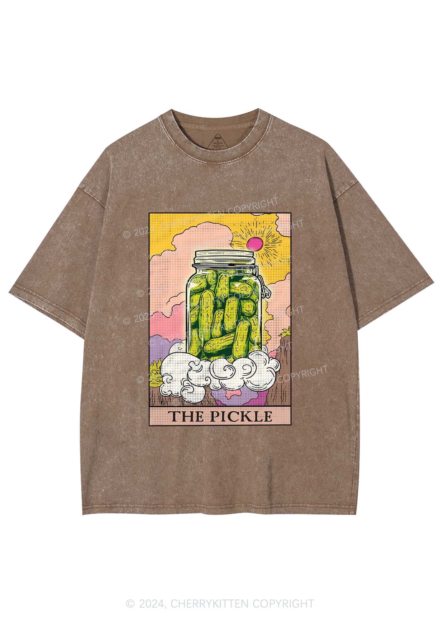 The Pickle Y2K Washed Tee Cherrykitten