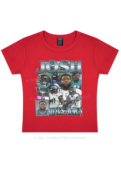 Green Josh Y2K Super Bowl Baby Tee Cherrykitten