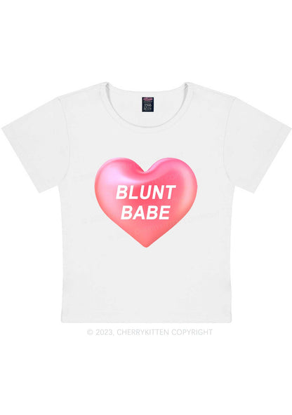 Curvy Blunt Babe Y2K Baby Tee Cherrykitten