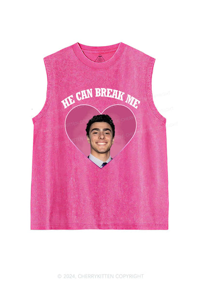 Break Me Luigi Y2K Washed Tank Cherrykitten