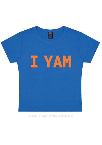 I Yam Y2K Valentine's Day Baby Tee Cherrykitten