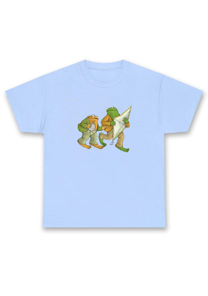 Frog Flying The Kite Chunky Shirt