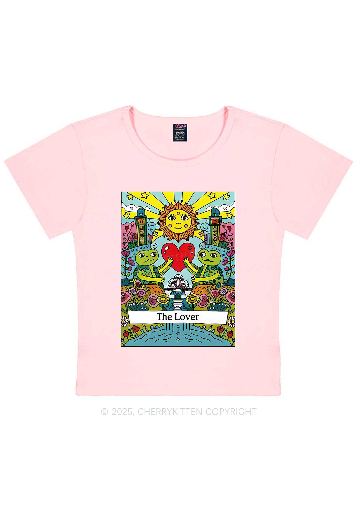 The Lover Frog Y2K Baby Tee Cherrykitten