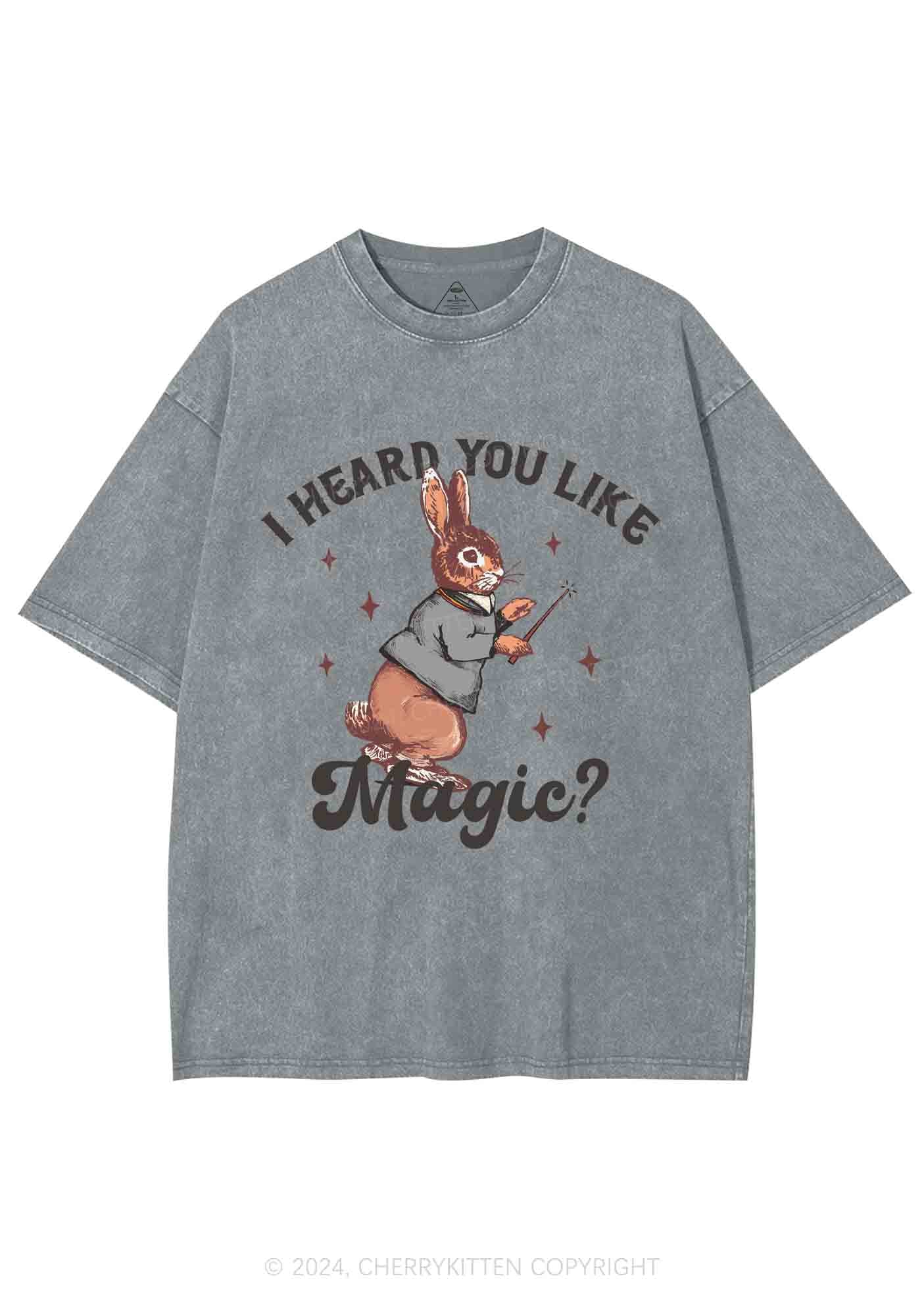 I Heard You Like Magic Y2K Washed Tee Cherrykitten