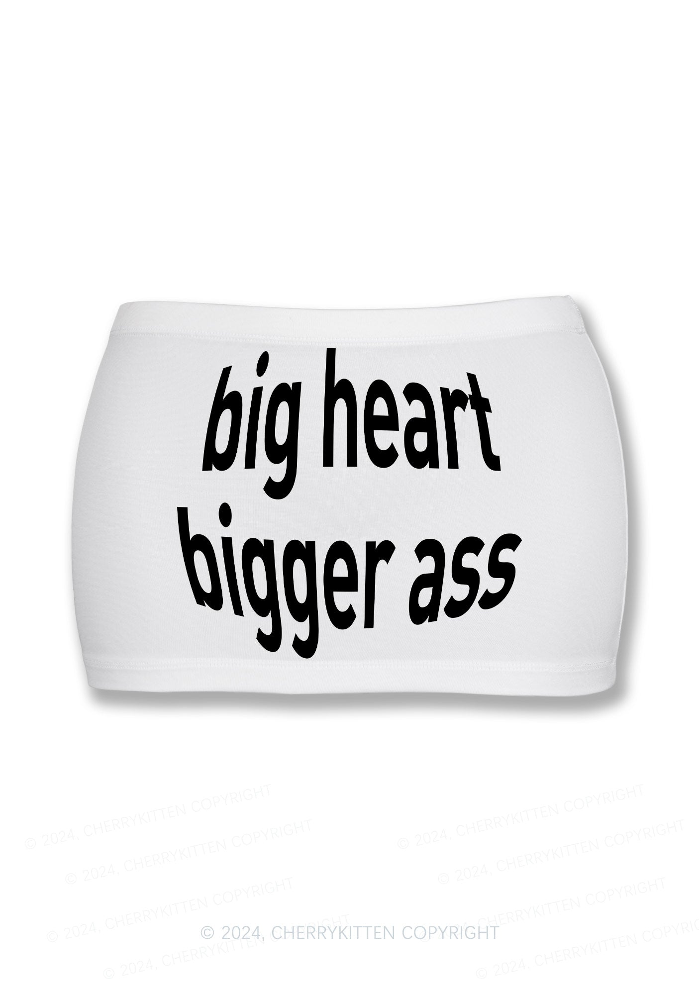 Big Heart Bigger Y2K Mini Hip Skirt Cherrykitten