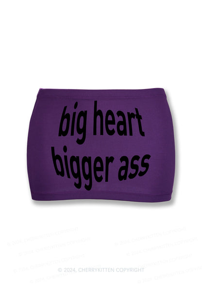 Big Heart Bigger Y2K Mini Hip Skirt Cherrykitten