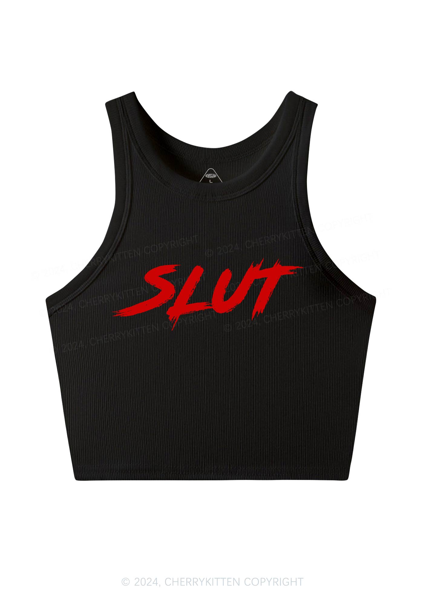 Hot Slxt Y2K Crop Tank Top Cherrykitten