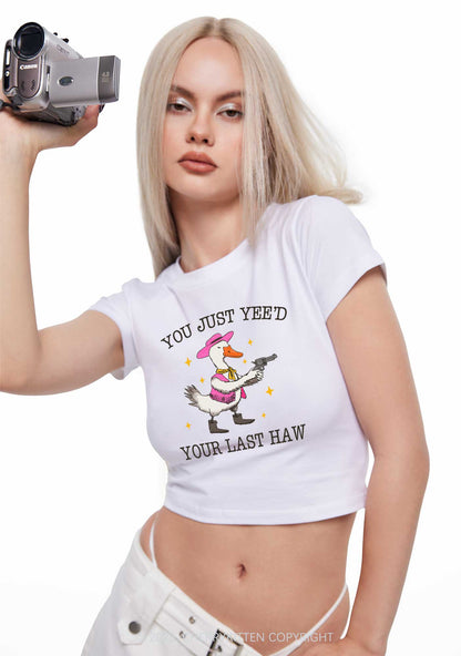 You Just Yeed Goose Y2K Baby Tee Cherrykitten