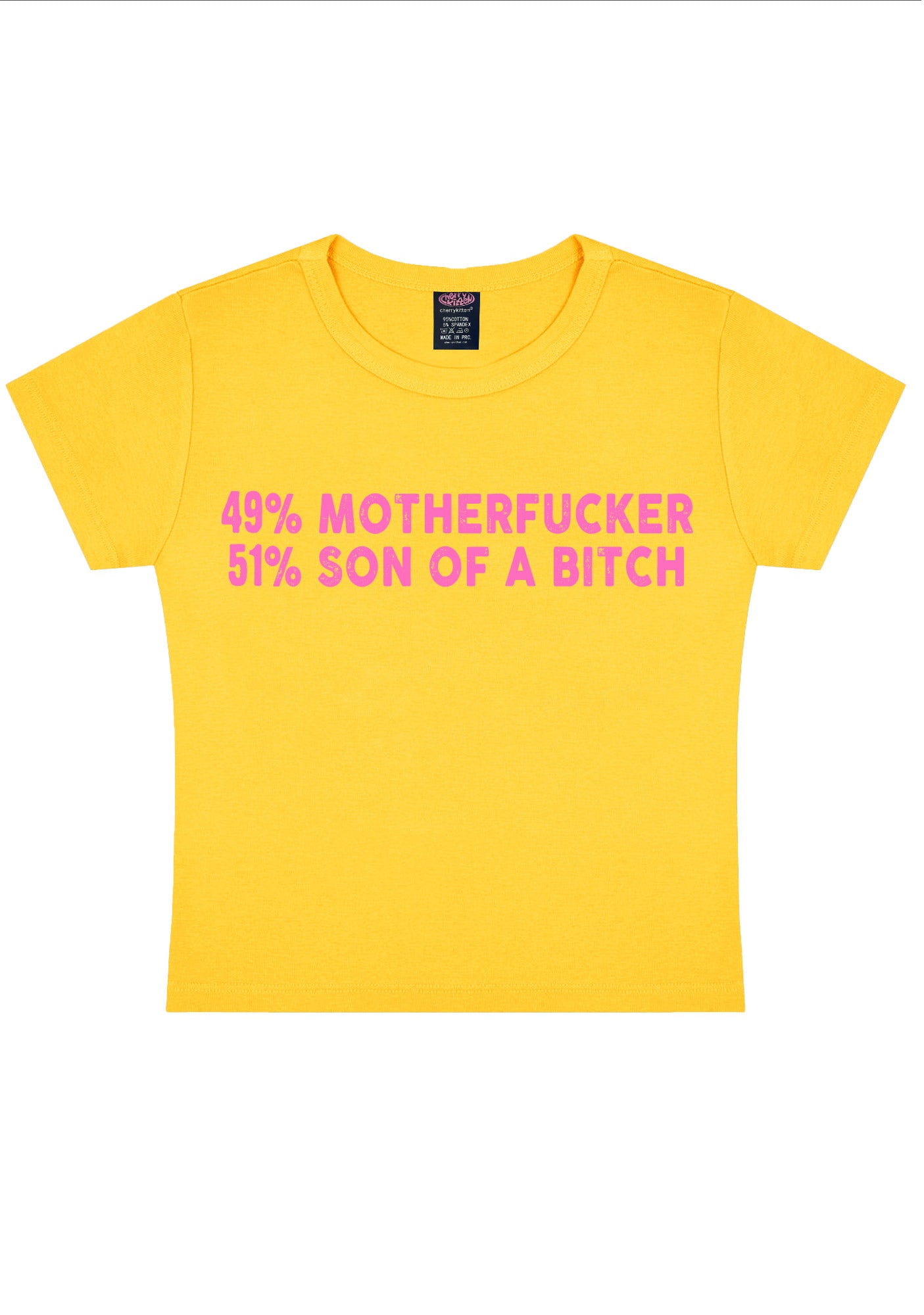 Motherfxcker Son Of Bxxch Y2K Baby Tee Cherrykitten