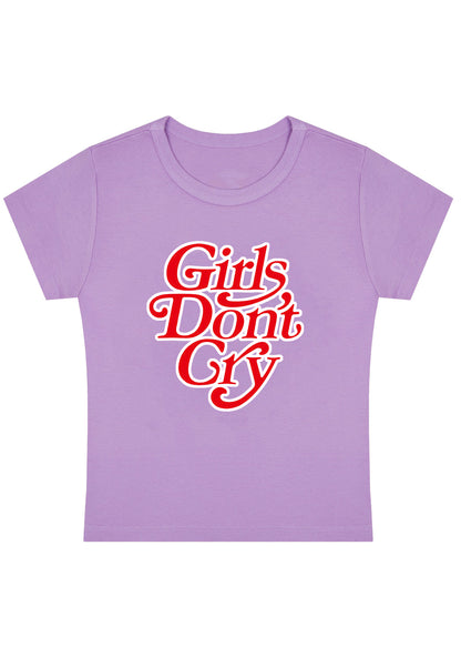 Curvy Girls Don't Cry Baby Tee