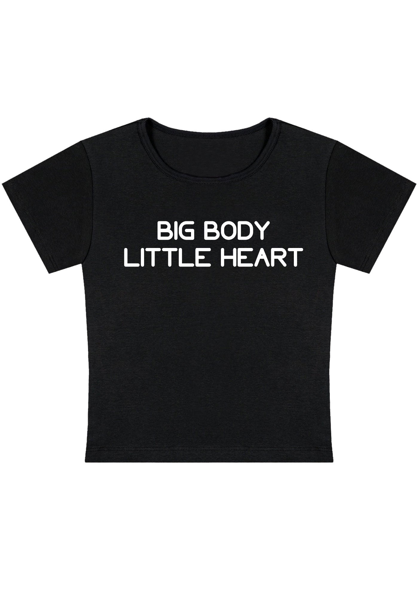 Curvy Big Body Little Heart Baby Tee