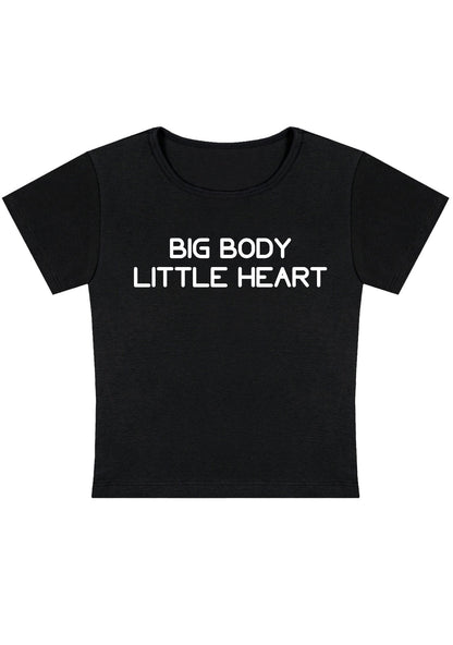 Curvy Big Body Little Heart Baby Tee