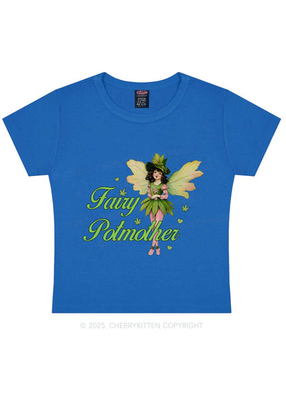 Fairy Potmother Y2K Baby Tee Cherrykitten