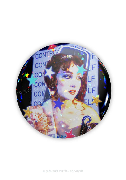 CR Queer Girlhood 1Pc Y2K Pin Badge Cherrykitten