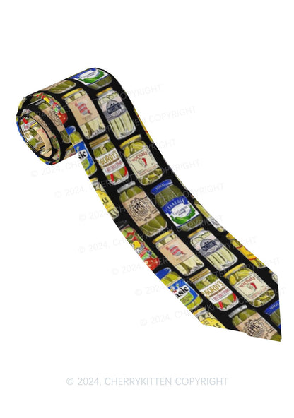 Black Pickles Y2K Necktie Cherrykitten