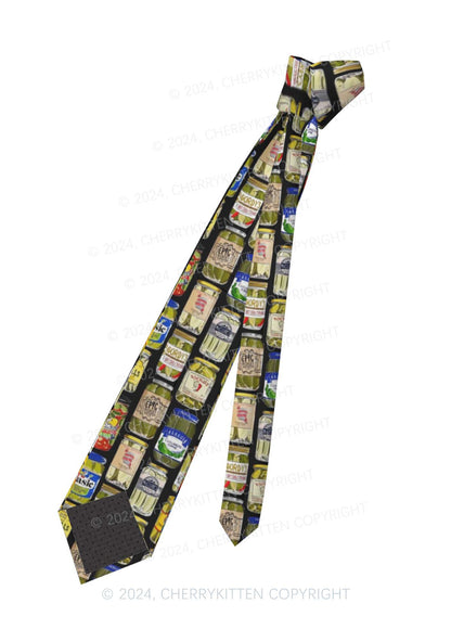 Black Pickles Y2K Necktie Cherrykitten