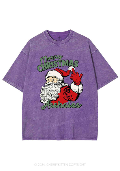 Merry Christmas Y2K Washed Tee Cherrykitten